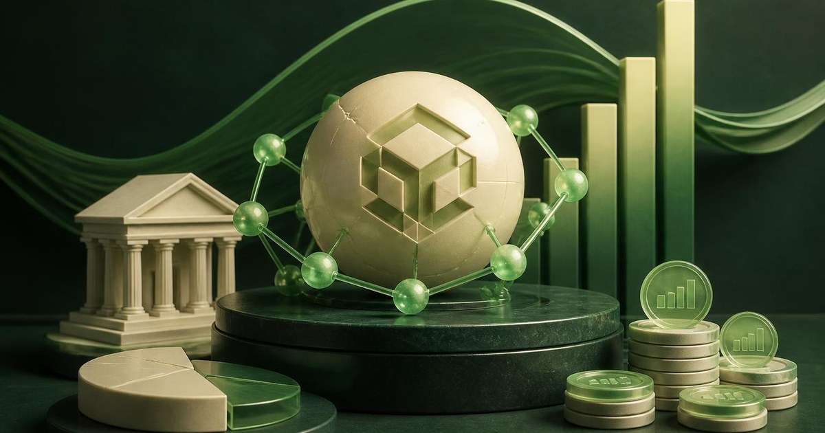 Иллюстрация к статье: BNB Chain обработала $25,6 млрд торгов токенизированными акциями в III квартале