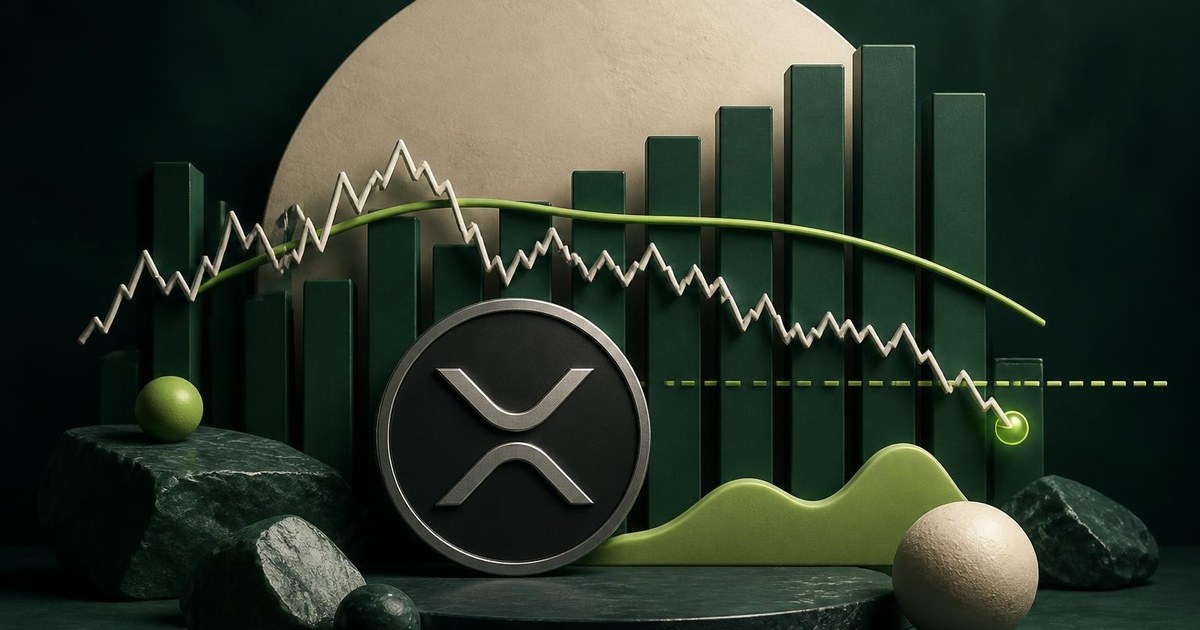 Иллюстрация к статье: Открытый интерес по XRP на Binance опустился ниже 180-дневного среднего