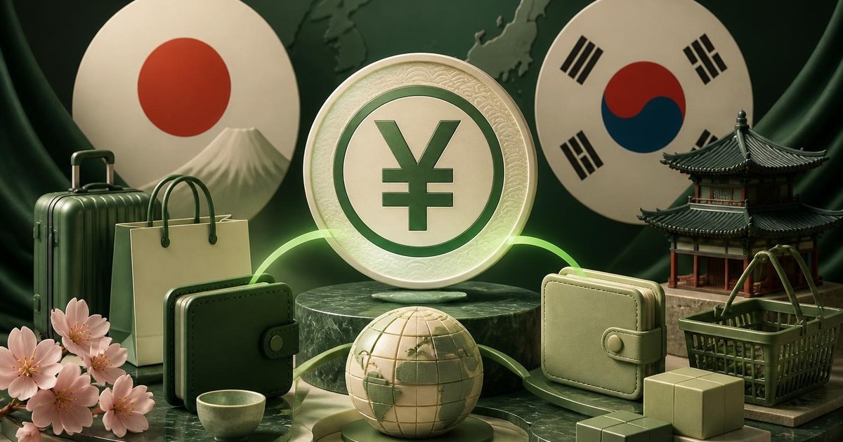 Иллюстрация к статье: Shinhan и SBI изучат платежи в стейблкоине, привязанном к иене