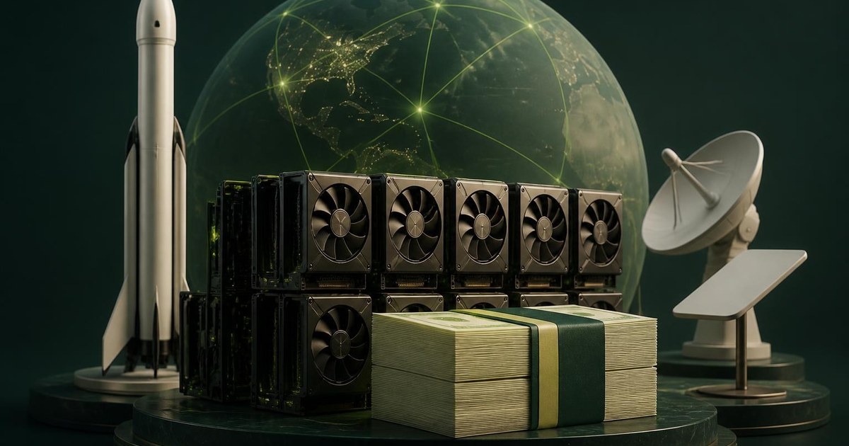 Иллюстрация к статье: SpaceX привлекла $40 млрд на покупку GPU на фоне предупреждения Маска о неооблаках