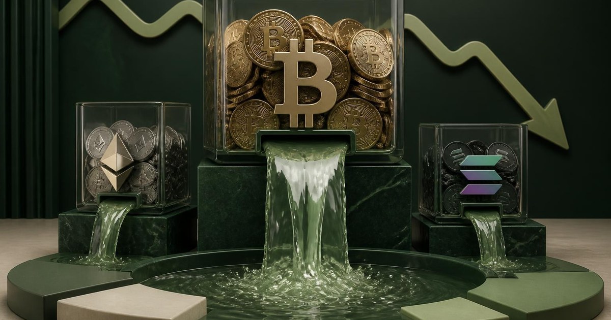 Иллюстрация: Спотовые биткоин-ETF потеряли $643,33 млн за одну сессию