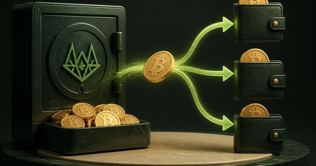 Иллюстрация к статье: Три новых кошелька получили от Wintermute 1 090 BTC