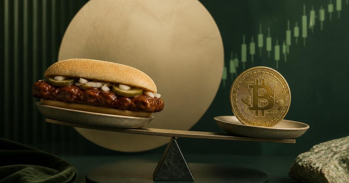 Иллюстрация к статье: Возвращение McRib вновь породило спекуляции о цене биткоина